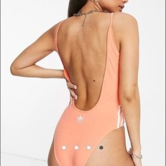 Adidas Pastel Orange Bodysuit - Picture 2 of 8